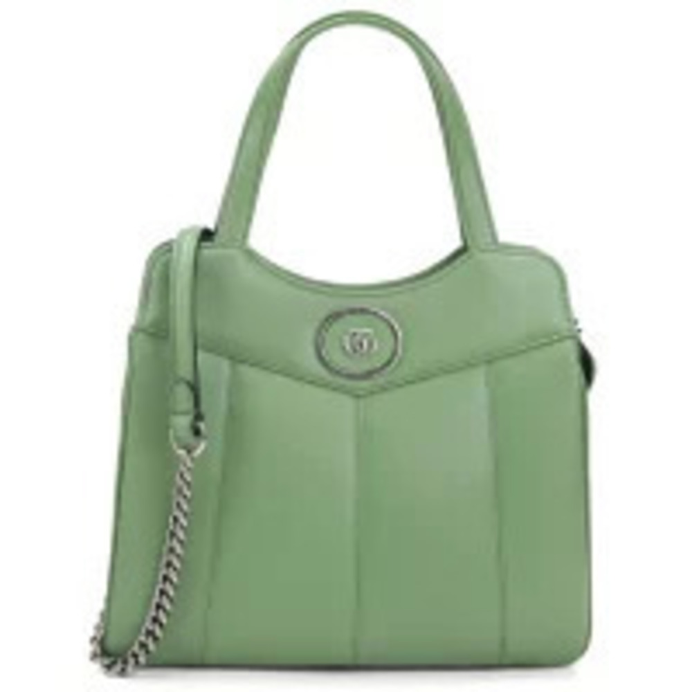 Gucci Tote Bag GG Leather Green Handbag
